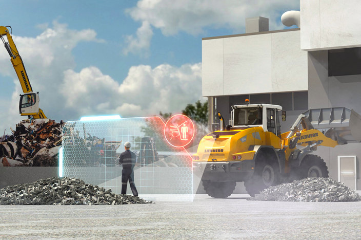 Active personnel detection for Liebherr wheel loaders receives 2022 VDBUM Award